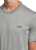 Tricou ZEGNA, Crewneck T-Shirt Grey