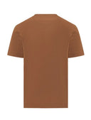 Tricou ZEGNA, Crewneck T-shirt, Brown