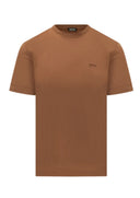 Tricou ZEGNA, Crewneck T-shirt, Brown