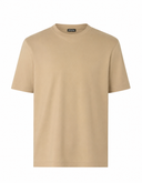 Tricou ZEGNA, piqué cotton T-shirt Bej