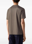 Tricou ZEGNA, piquet cotton T-shirt