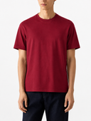 Tricou ZEGNA, piqué cotton T-shirt Red 2