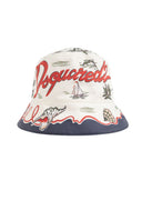Palarie DSQUARED2, cream Hat with print