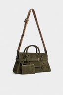 Geanta DSQUARED2, Utility Twin Handbag, Kaki