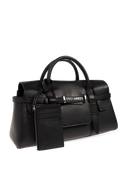 Geanta DSQUARED2, Dsquared2 BLACK Suede handbag, Negru