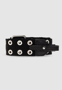 Geanta DSQUARED2, Dsquared2 BLACK Suede handbag, Negru
