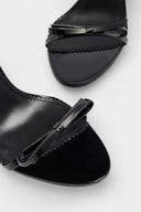 Sandale DSQUARED2, Bow Heeled Sandals, Negru