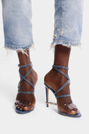 Sandale DSQUARED2, Frosted Sandals, Albastru