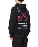Hanorac OFF WHITE, Star Arrow Graphic, Black