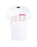 Tricou DSQUARED2, Icon Red S79GC0063S23009997