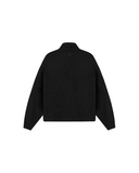 Jacheta REPRESENT, Knitted Initial Track, Logo, Black