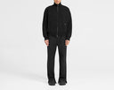 Jacheta REPRESENT, Knitted Initial Track, Logo, Black