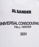 Tricou JIL SANDER, Logo Back Insert, White