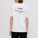 Tricou JIL SANDER, Logo Back Insert, White