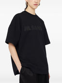 Tricou JIL SANDER, Logo Insert, Black