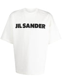 Tricou JIL SANDER, Logo Insert, Classic, White