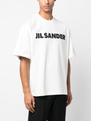 Tricou JIL SANDER, Logo Insert, Classic, White