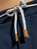 Pantaloni ELEVENTY, Drawstring Chino, Navy Blue