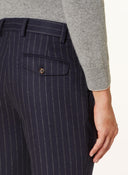 Pantaloni ELEVENTY, Vertical Stripes, Navy Blue