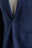 Sacou PINI PARMA, in wool and cashmere, Bleumarin