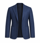 Sacou PINI PARMA, in wool and cashmere, Bleumarin