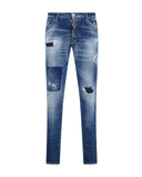 JEANS DSQUARED2, Blue, Relax Long Crotch Jean