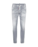JEANS DSQUARED2, Brushed Cotton Stretch Denim Skater Jeans