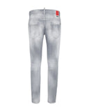 JEANS DSQUARED2, Brushed Cotton Stretch Denim Skater Jeans