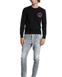 JEANS DSQUARED2, Brushed Cotton Stretch Denim Skater Jeans