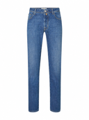 Jeans Jacob Cohen, Regular-Slim 5 Pocket Jeans in Medium Blue Comfort Denim