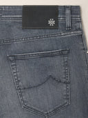 Jeans JACOB COHEN ,Nick Slim 5 Pocket,Dark Grey Super Stretch Denim