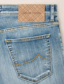 Jeans JACOB COHEN, Bard Regular-Slim 5 Pocket Jeans in Medium Blue Super Stretch