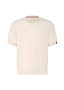 Tricou JACOB COHEN, Sweater in White Wool and Silk