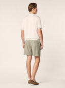 Tricou JACOB COHEN, Sweater in White Wool and Silk