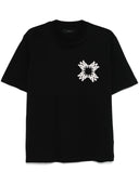TRICOU AMIRI, Quad Logo Insert, Black