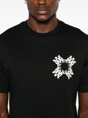 TRICOU AMIRI, Quad Logo Insert, Black