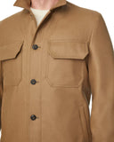 Jacheta L.B.M 1911, Untreated Overshirt, Wool, Brown