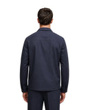 Jacheta LBM, Technical jersey overshirt in mineral sand bleu