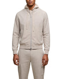 Jacheta LBM, Wool bomber jacket in mineral Beige
