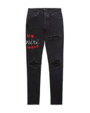 Jeans AMIRI,  BLACK ‘Slim’ jeans with logo
