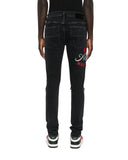 Jeans AMIRI,  BLACK ‘Slim’ jeans with logo