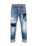 Jeans  DSQUARED2, Bleu Patches, S74LB1351S30309470