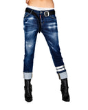 Jeans Dsquared2, Insertie Silver, Denim
