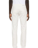 Jeans JACOB COHEN, White denim scott jeans with suede label