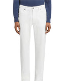 Jeans Zegna, Roccia, Slim Fit, Stretch Cotton, White