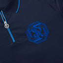 Tricou STEFANO RICCI, Model Polo, Zip Insert, Blue