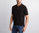Tricou STEFANO RICCI, Polo Design, Monogram, Model, Silk, Black