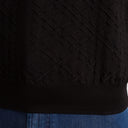 Tricou STEFANO RICCI, Polo Design, Monogram, Model, Silk, Black