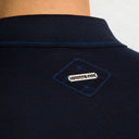 Tricou STEFANO RICCI, Polo Design, Monogram, Model, Silk, Navy blue