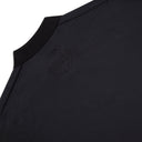 Tricou STEFANO RICCI, Polo, Zipper, Monogram, Silk, Black
